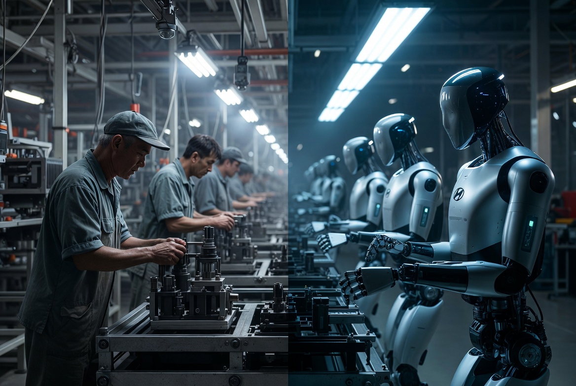 South Korea’s Hyundai Workers Strike Over Humanoid Robots: Sci-Fi Scenarios Meet the Assembly Line