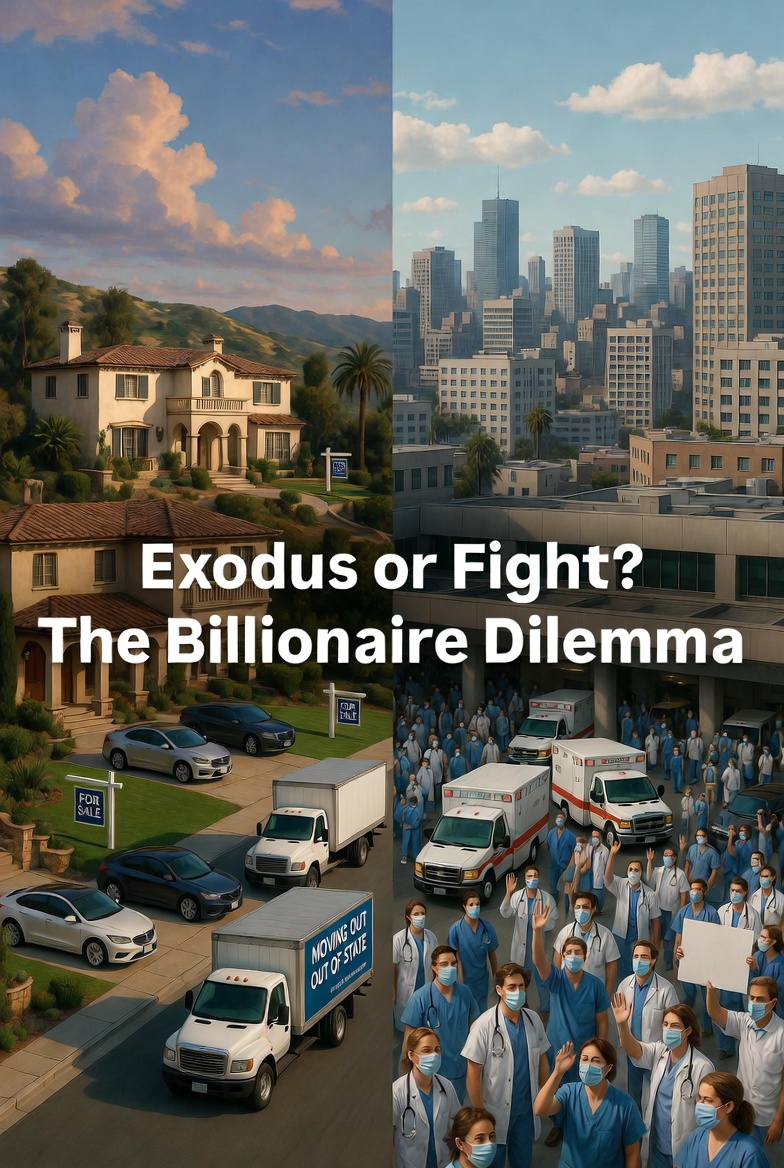 California Billionaires in Panic: Inside Their Chaotic Fight Against the 5% Wealth Tax