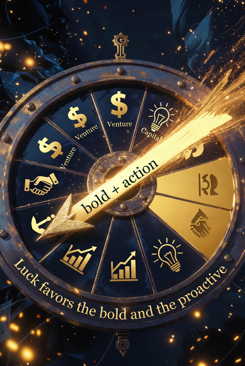 The Venture Capital Midas Touch: Luck Favors the Bold — and the Proactive