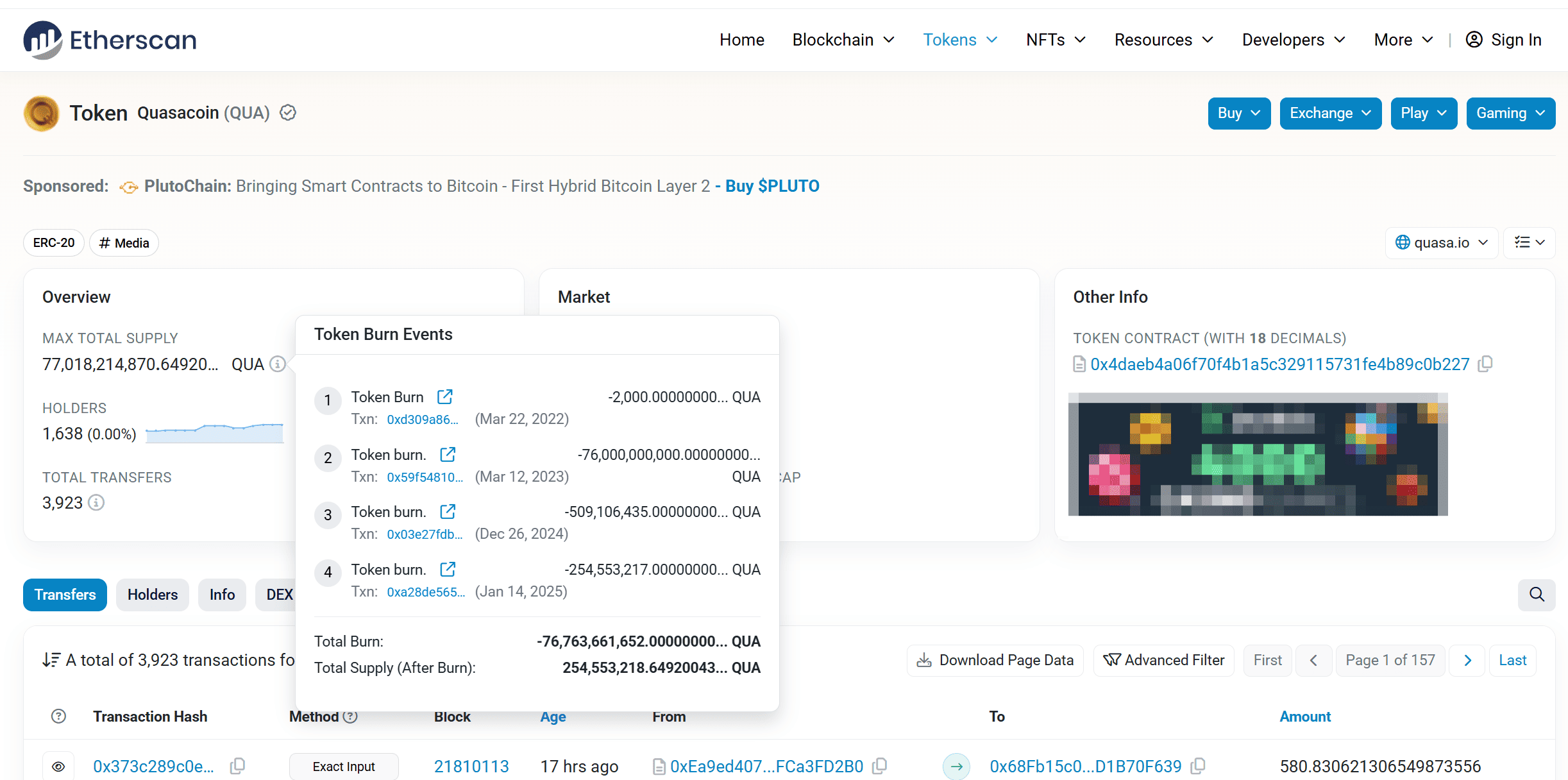 Crypto Exchanges Where Quasacoin (QUA) is Traded