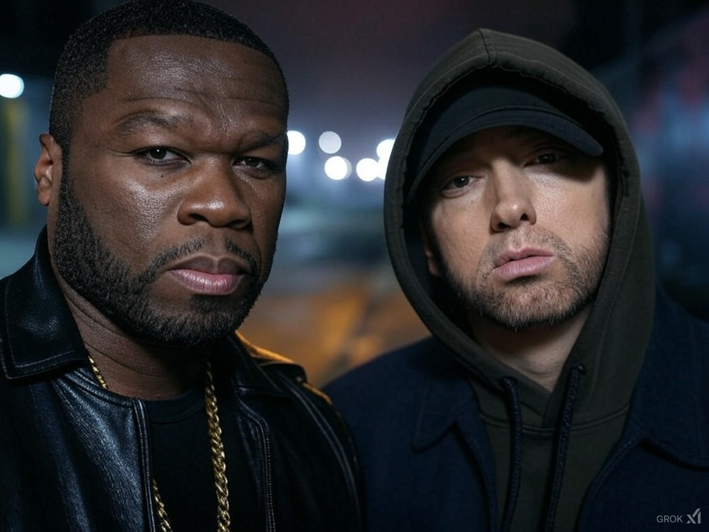 Eminem comments on the possibility of releasing an album with 50 Cent.
