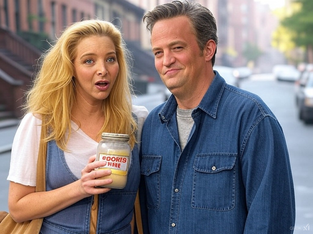 Lisa Kudrow discovered a note from Matthew Perry inside the 'Cookie Time' jar from the "Friends" set, 20 years after filming concluded