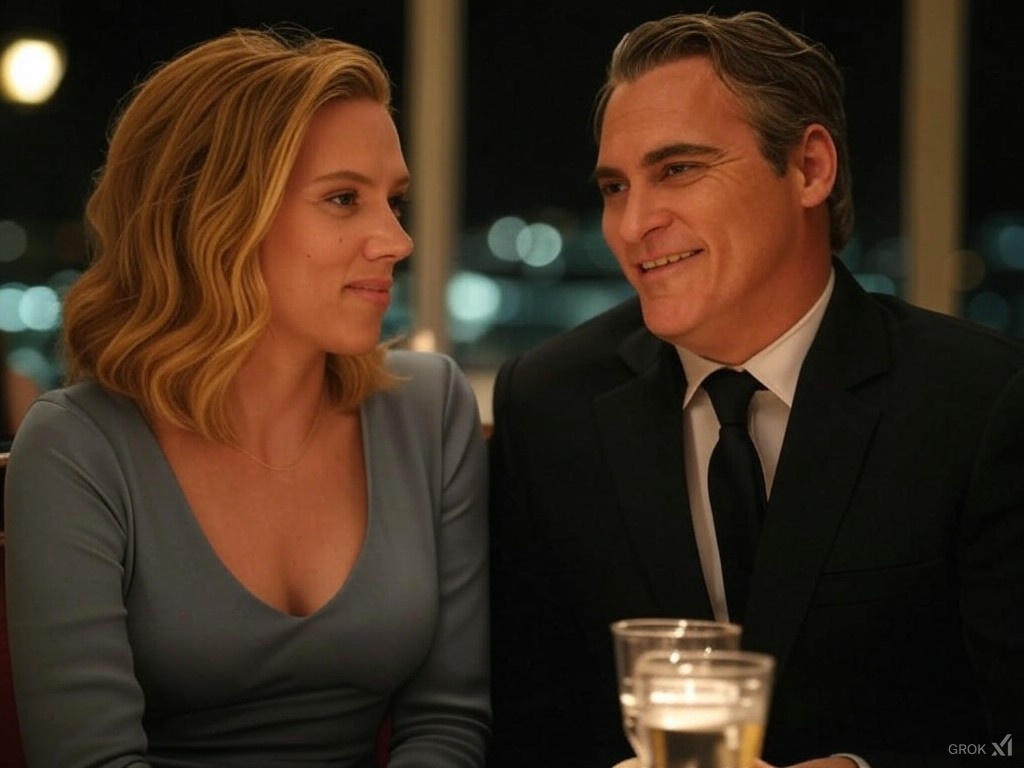 Scarlett Johansson discusses the 'bizarre' orgasm scene that caused Joaquin Phoenix to 'exit the studio'