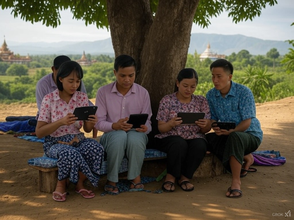 Earning Cryptocurrency Remotely Through Quasa Connect in Myanmar