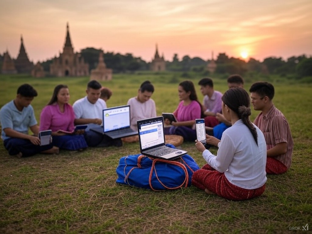 Earning Cryptocurrency Remotely Through Quasa Connect in Myanmar