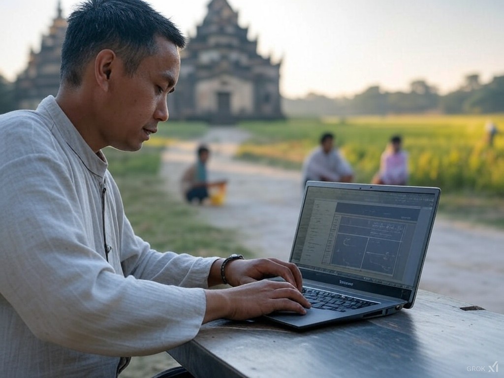 Earning Cryptocurrency Remotely Through Quasa Connect in Myanmar