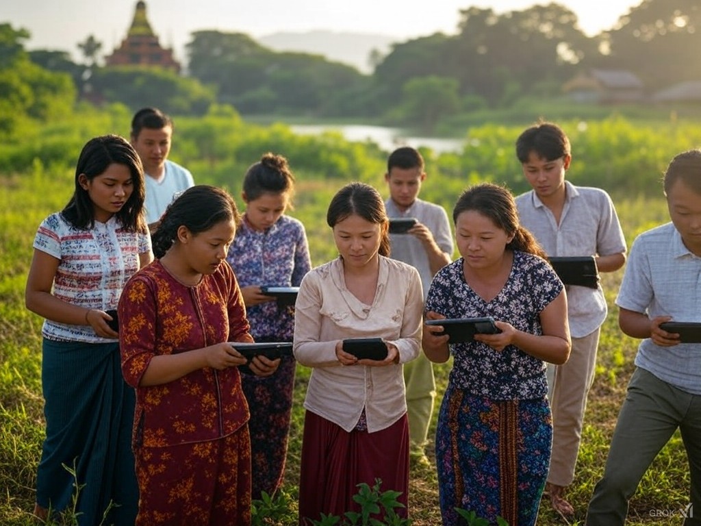 Earning Cryptocurrency Remotely Through Quasa Connect in Myanmar