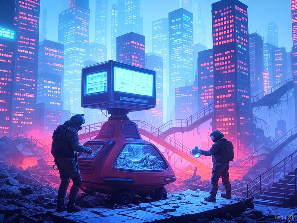 The Reds and Blues will destroy everything, but Technobro will collect everything!