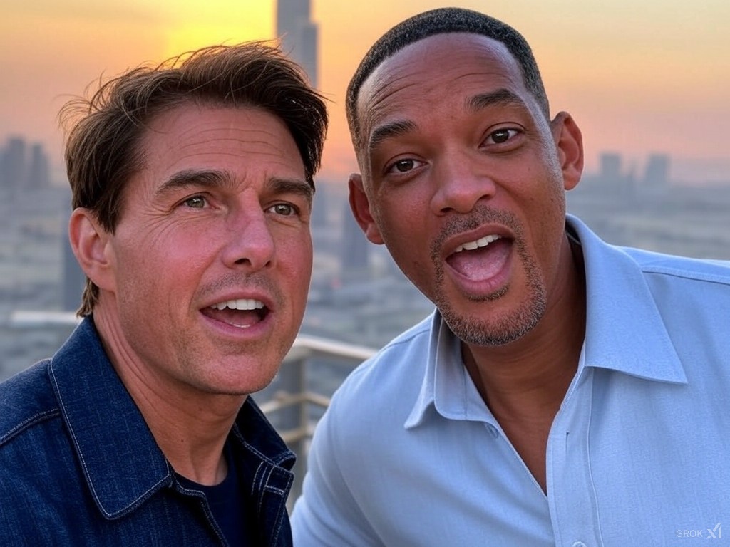 Tom Cruise and Will Smith's Burj Khalifa Photo Highlights a Notable Difference