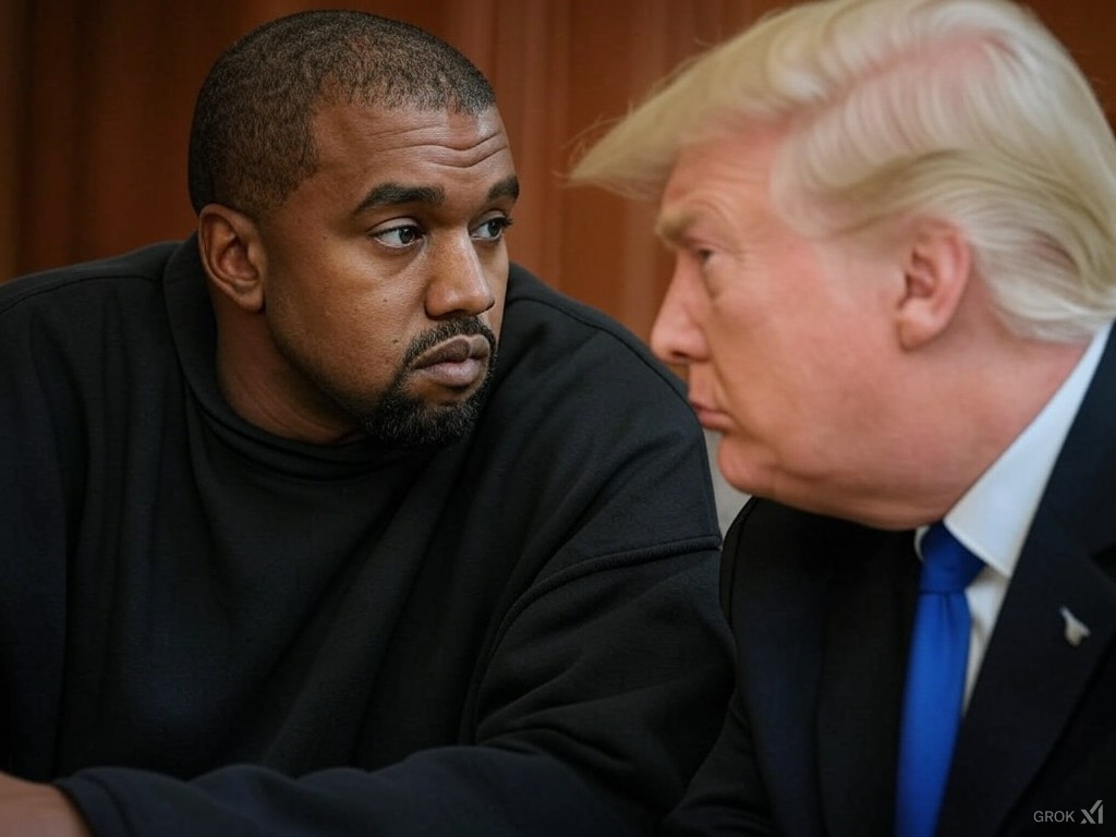 Kanye West Urges Donald Trump to 'Free Puff' While Defending Diddy in Explosive New Post