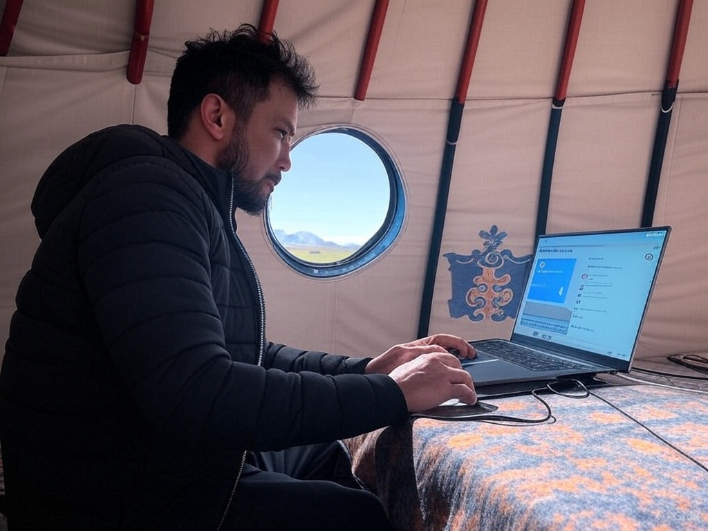 The Mongolian Steppes: The Perfect Frontier for Freelancing via Quasa Connect to Earn Cryptocurrency