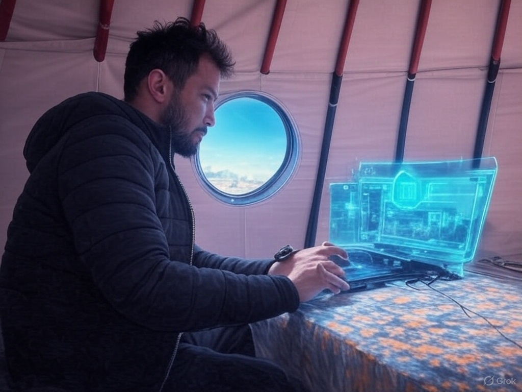 The Mongolian Steppes: The Perfect Frontier for Freelancing via Quasa Connect to Earn Cryptocurrency