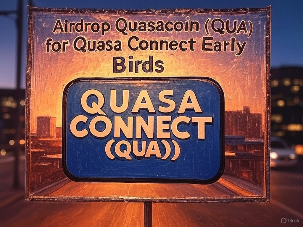 Airdrop Quasacoin (QUA) for Quasa Connect Early Birds