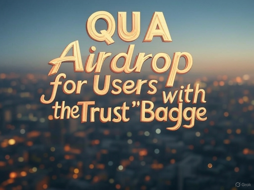 Quasacoin (QUA) Airdrop "Trust" Successfully Completed