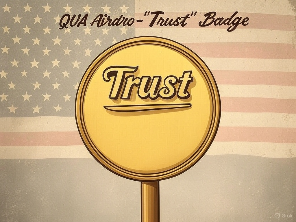 Third Airdrop for Quasa Connect Users: Become a Verified Users, Earn the "Trusted" Badge, and Receive 200 QUA