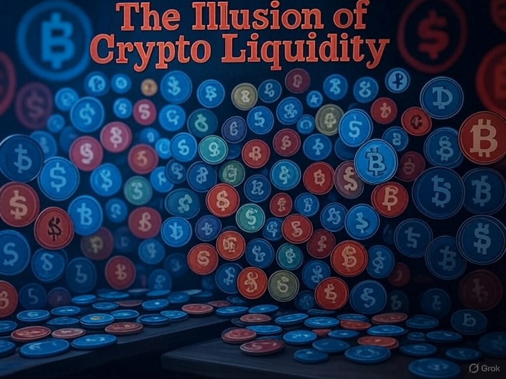 Crypto Liquidity Vanished: 90% Fake Trading Across Exchanges, 95% Useless or Scam Projects—Reckoning Looms