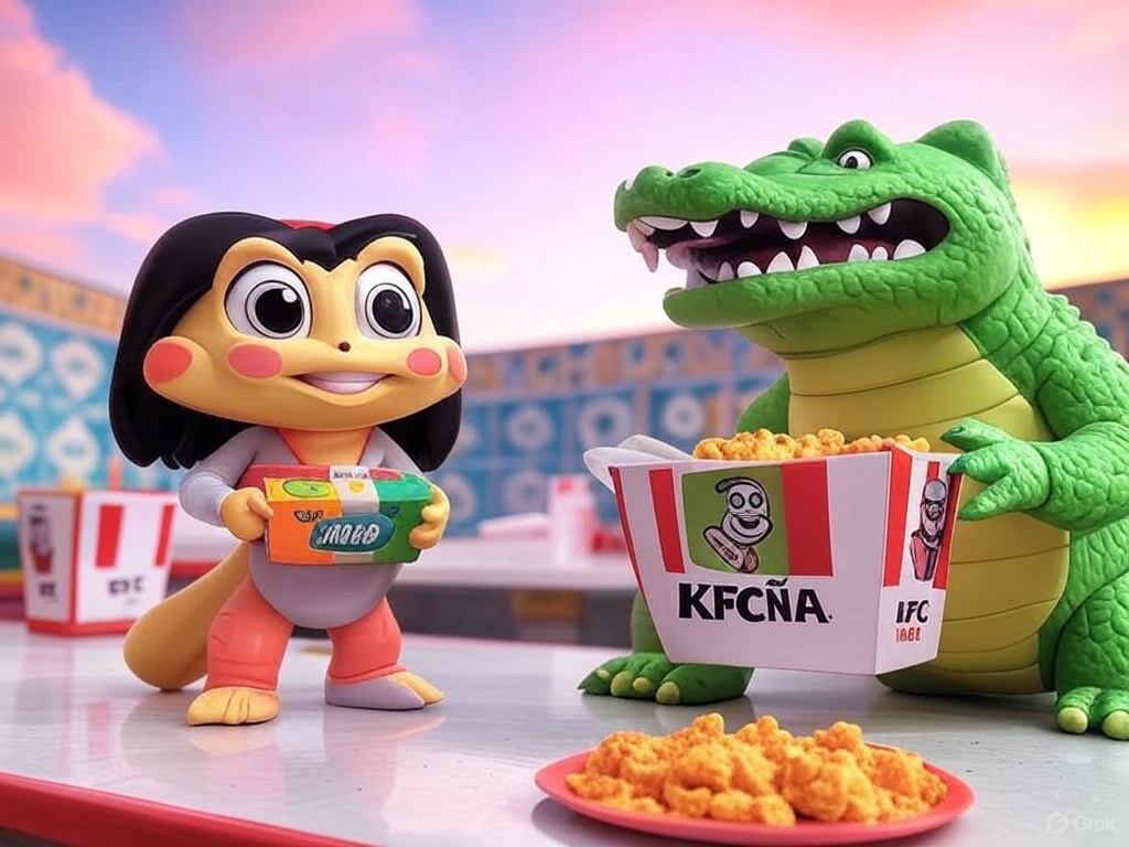 KFC Unveils Brainrot Character Toys in Spain, Sparking Social Media Frenzy