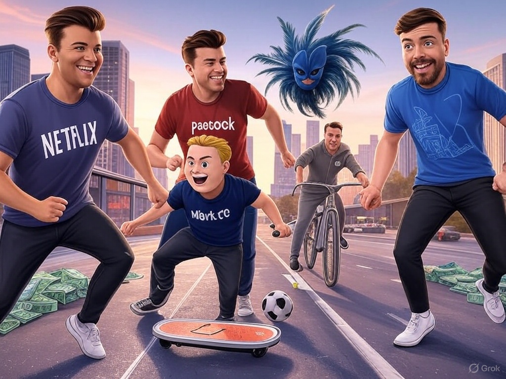 The Battle for Creators: Netflix, Peacock, and Disney Chase YouTube Stars