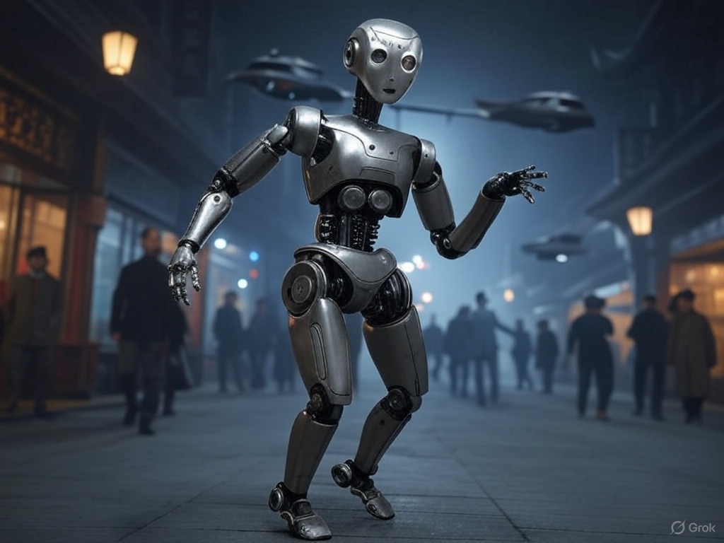 Chinese Humanoid Robot by EngineAI Masters Iconic "Axe Gang" Dance from Kung Fu Hustle