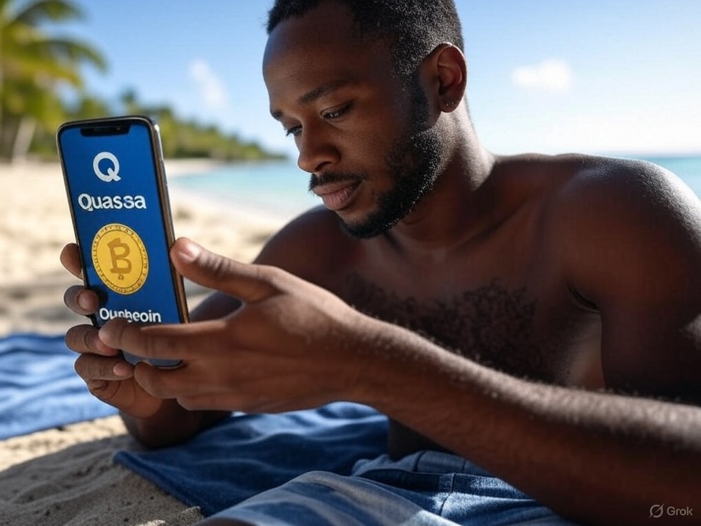 Chilling and Earning Crypto in Jamaica with Quasa Connect