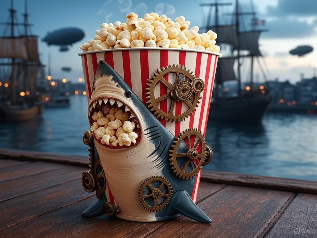 Cinemas Roll Out "Jaws" Popcorn Bucket as Spielberg’s Classic Turns 50
