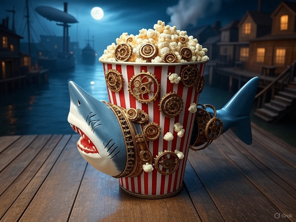 Cinemas Roll Out "Jaws" Popcorn Bucket as Spielberg’s Classic Turns 50