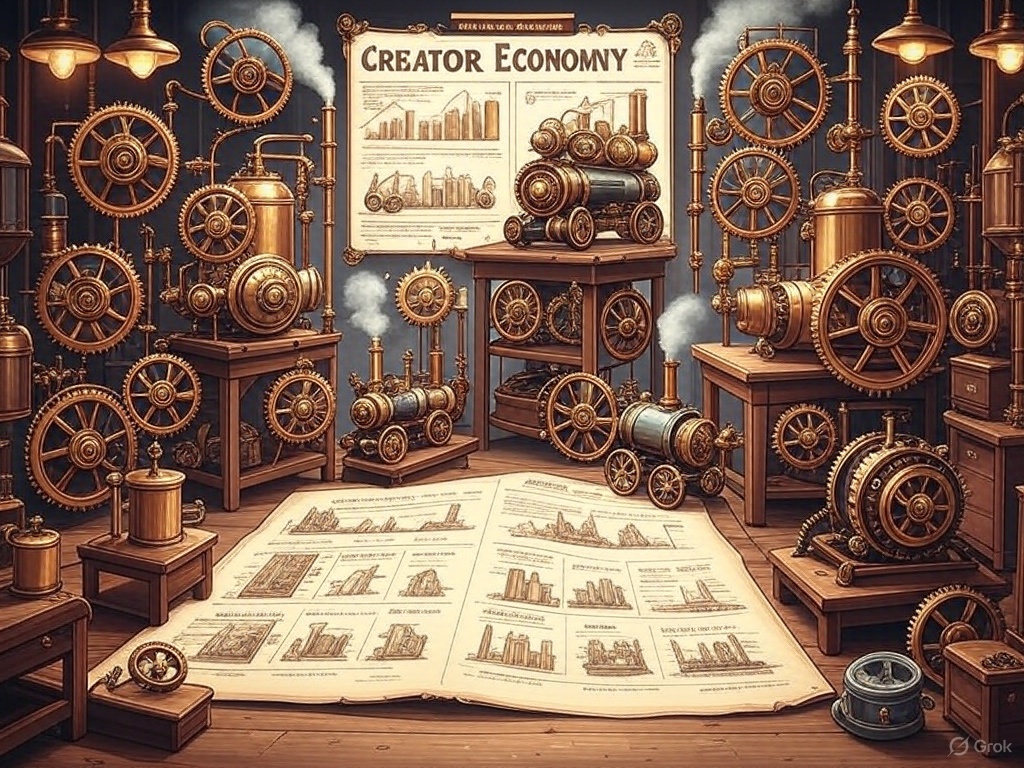 The New Logic of Survival: Brands Battle Creators in the Attention-Scarce Creator Economy of 2025