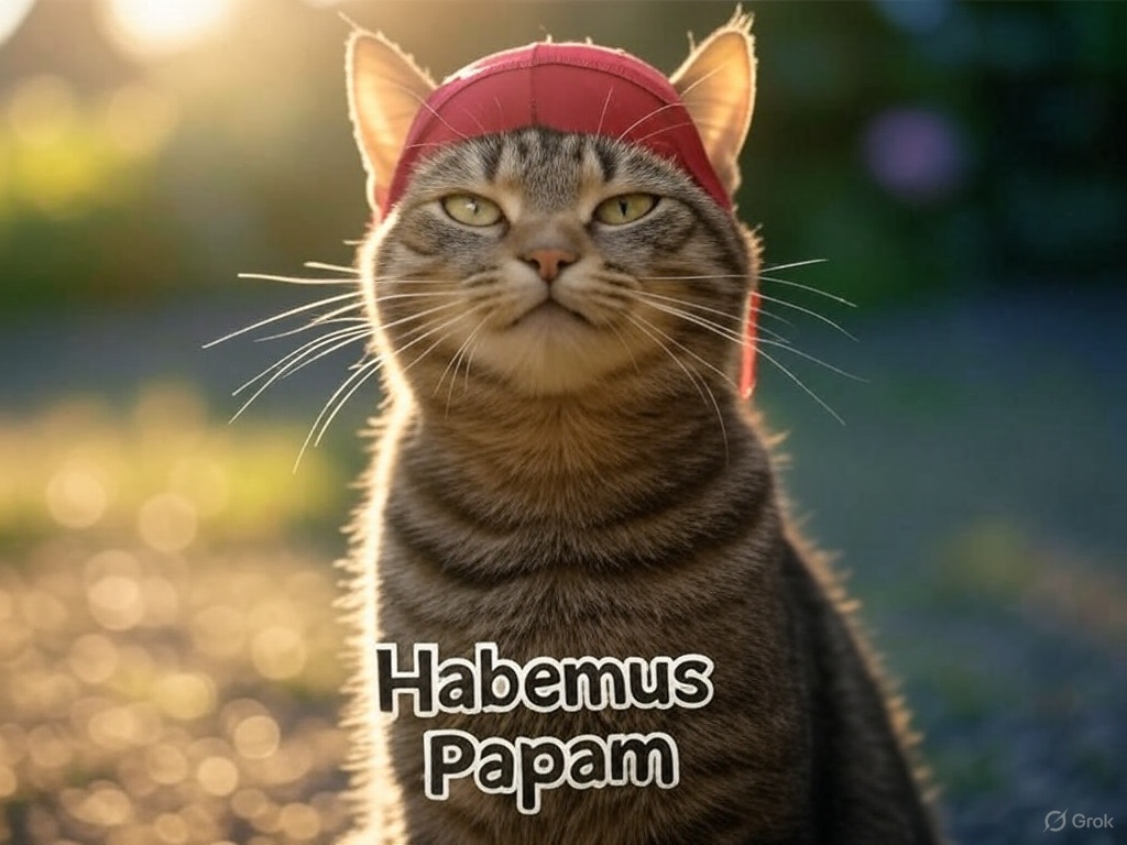 Habemus Papam: The TikTok Trend Where Cats Become Popes with Bras