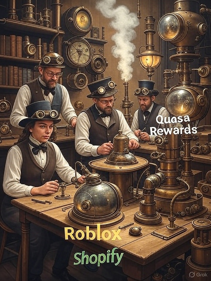 While You’re Debating a Quasa Rewards Project, Kids Are Selling Merch on Roblox—Digital and Physical