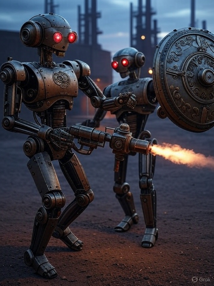 Humanoid Robot Battles Become Reality in China: Mecha Fighting Arena Competition Kicks Off in Hangzhou