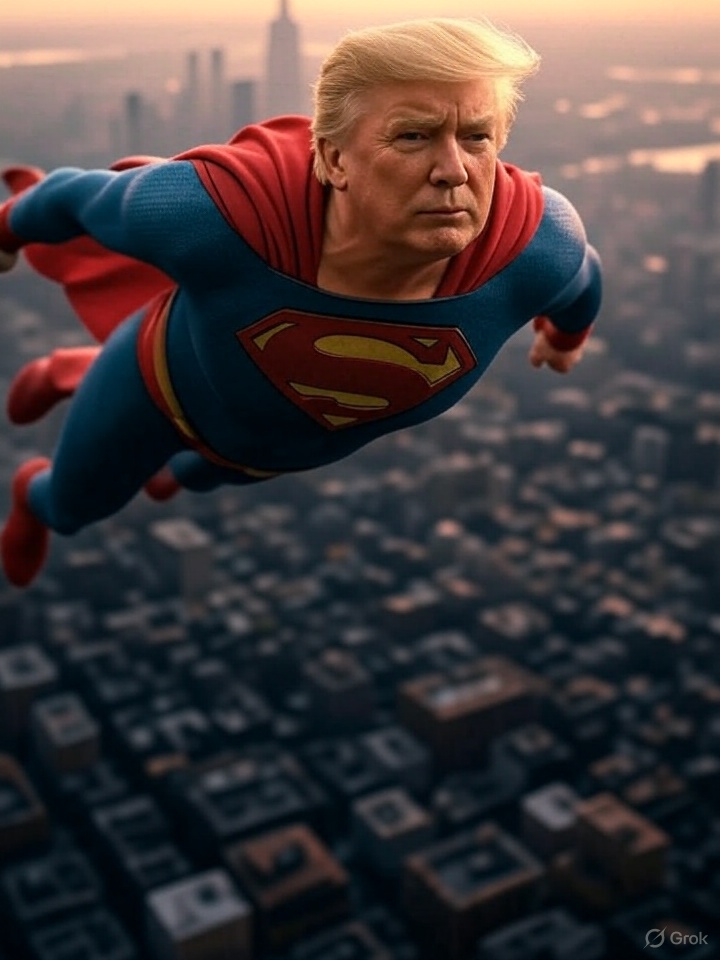 White House Posts AI-Generated Image of Donald Trump as Superman, Sparking Controversy