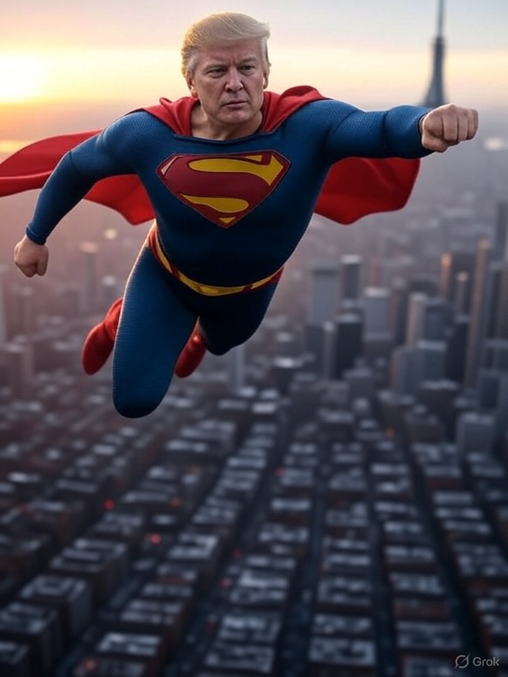 White House Posts AI-Generated Image of Donald Trump as Superman, Sparking Controversy