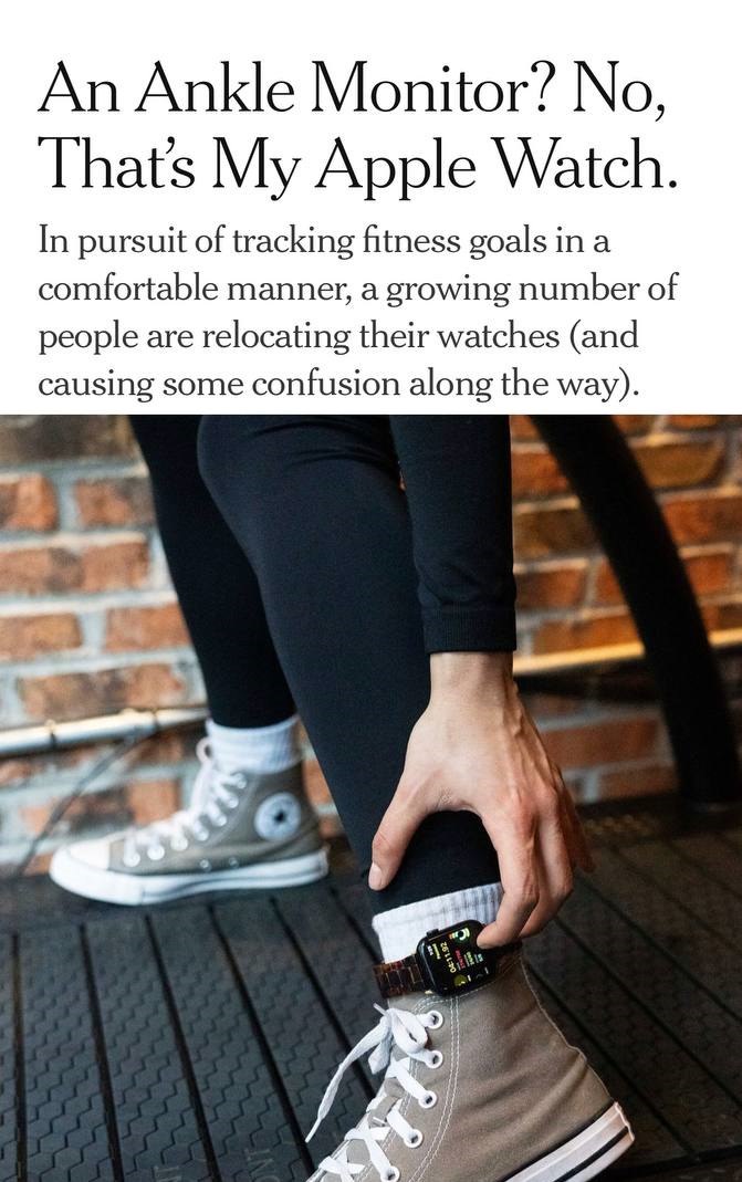 TikTokers Are Wearing Apple Watches on Their Ankles — And It’s Not a Fashion Statement