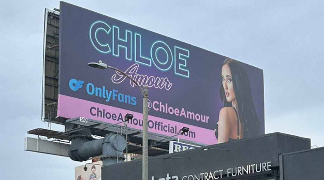 OnlyFans Up for Sale: Models Turn to Traditional Outdoor Advertising to Stand Out