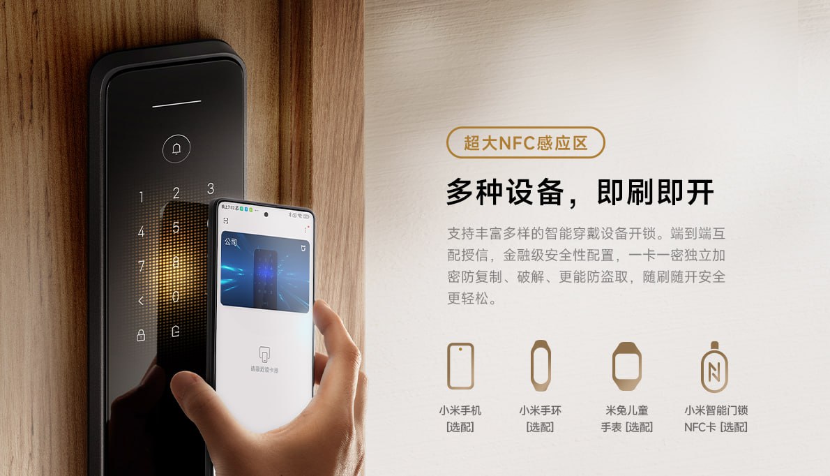 Xiaomi Unveils Smart Door Lock with Revolutionary Vein-Scanning Technology