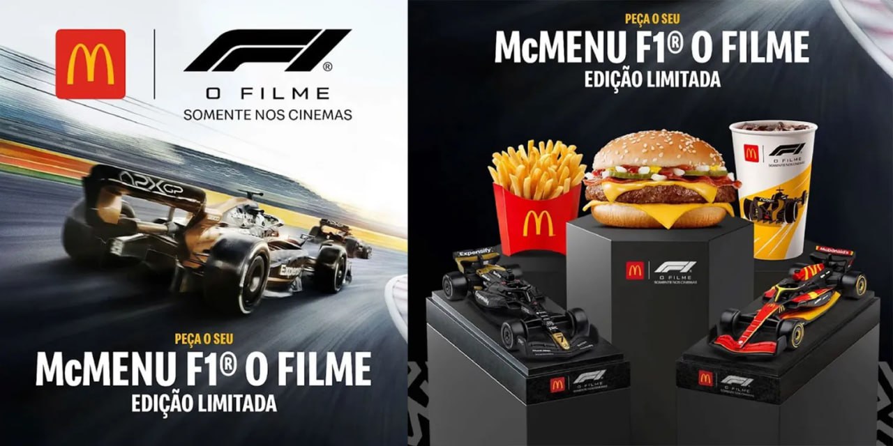 Apple Partners with McDonald’s to Promote Brad Pitt’s F1 Movie with Exclusive 1:43 Scale Cars in Latin America