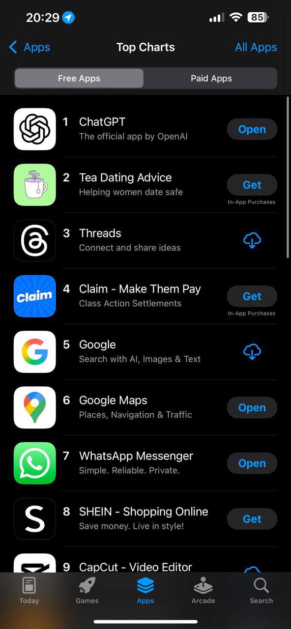 Tea Dating Advice Climbs to Second Place in U.S. App Store, Sparking Controversy