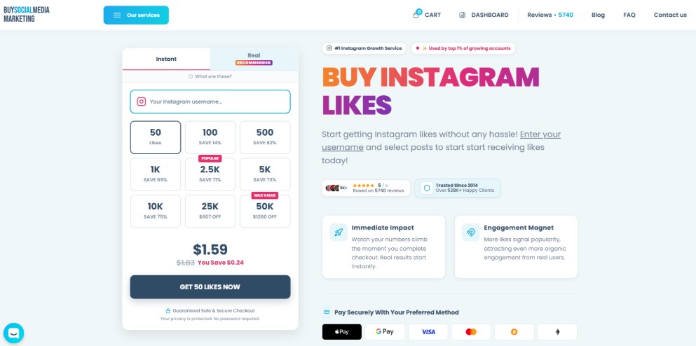 Buy Instagram Likes from UK: Top Websites Compared
