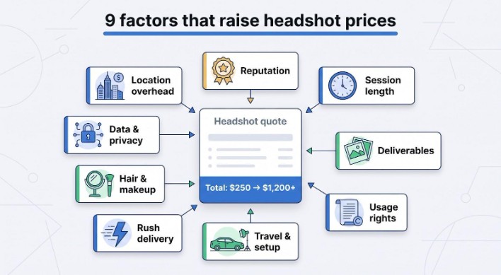 Professional Headshots Cost: 5 Real-World Price Ranges From  to 00+