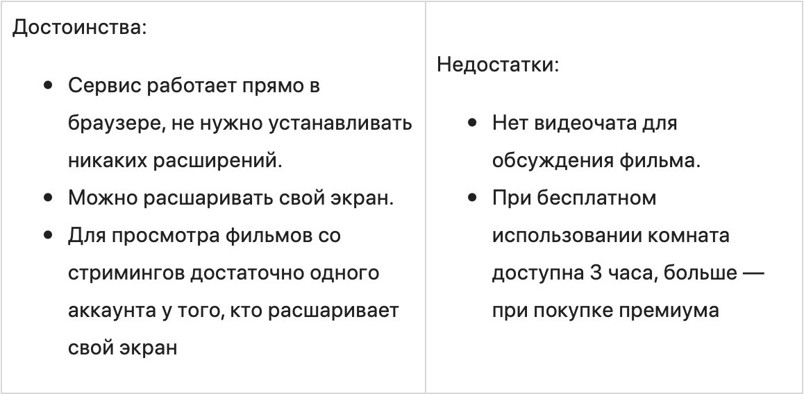 8 сервисов для совместного просмотра фильмов онлайн