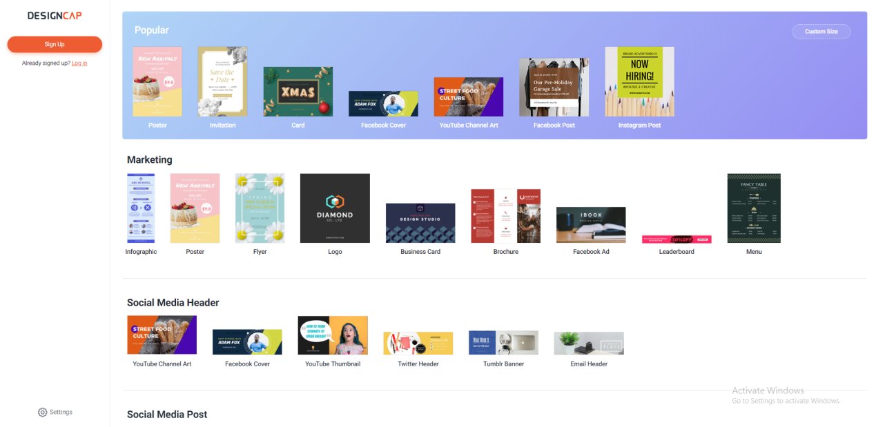 Create Stunning Facebook Covers with DesignCap