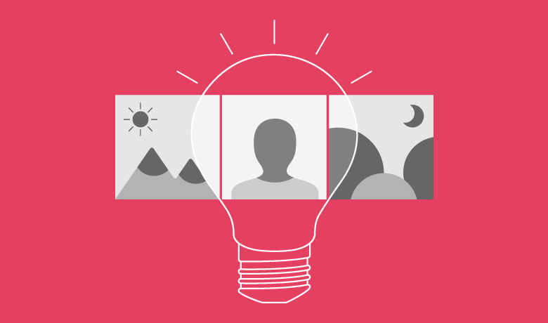 Writing a beautiful post on Instagram