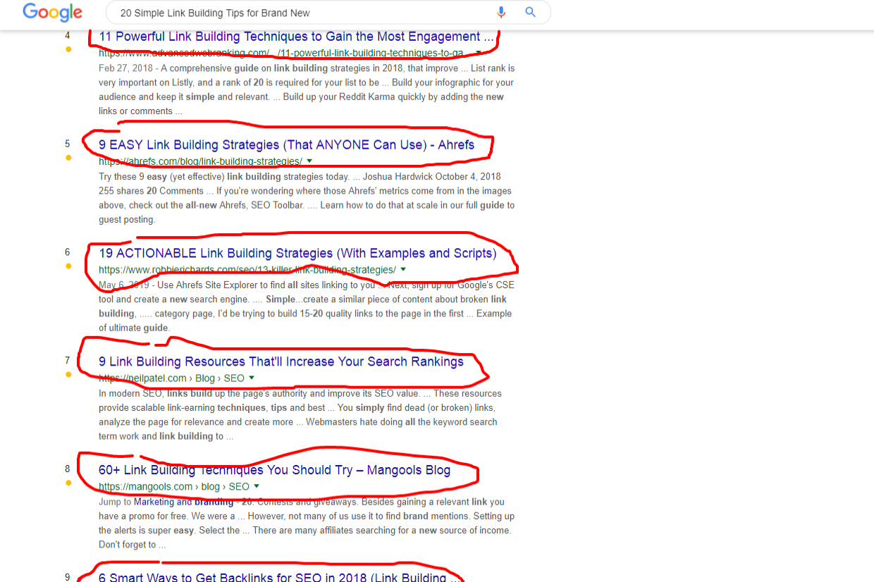 20 Simple Link Building