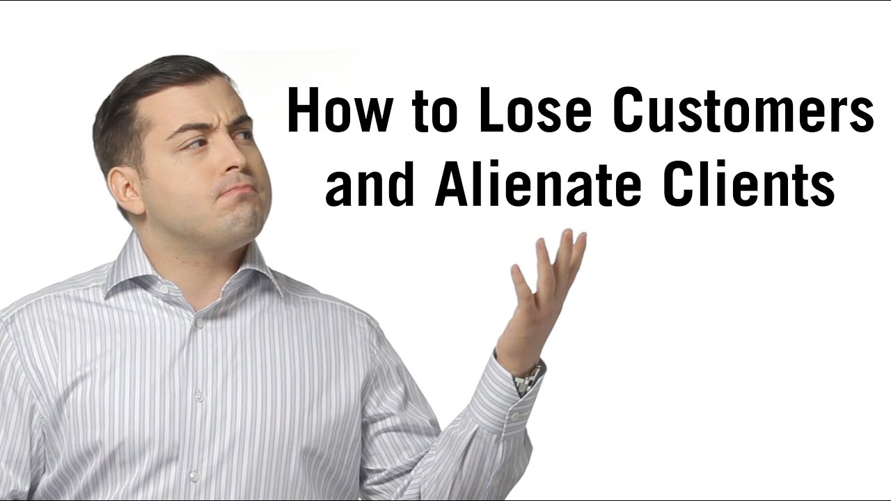 How to Lose Customers and Alienate Subscribers