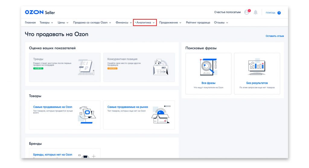 Как продавать на Озон