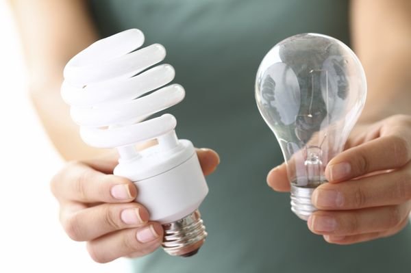 Изображение светящейся лампочки.