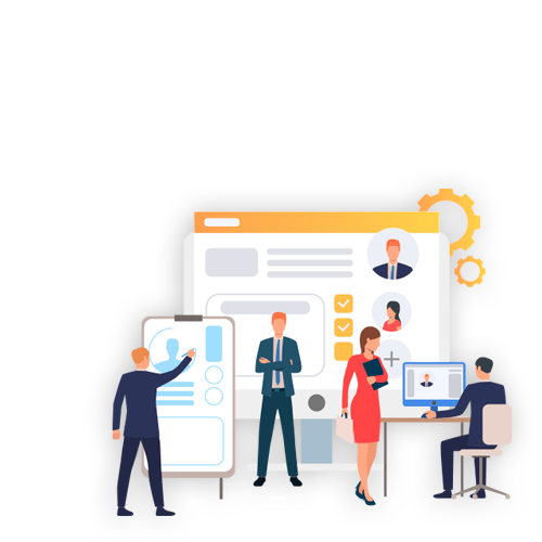 Мужчина с сумкой на стуле, обращенный в сторону, рука на мебели.