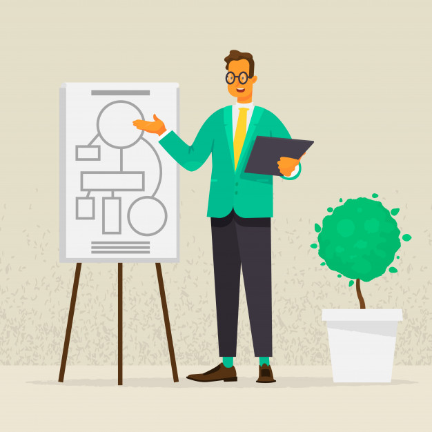 Иллюстрация с изображением человека в стиле рисунка искусства.