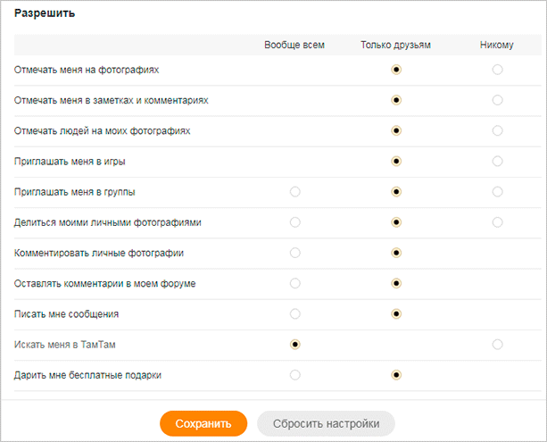 Как закрыть от посторонних профиль в Одноклассниках полностью или частично: подробная инструкция