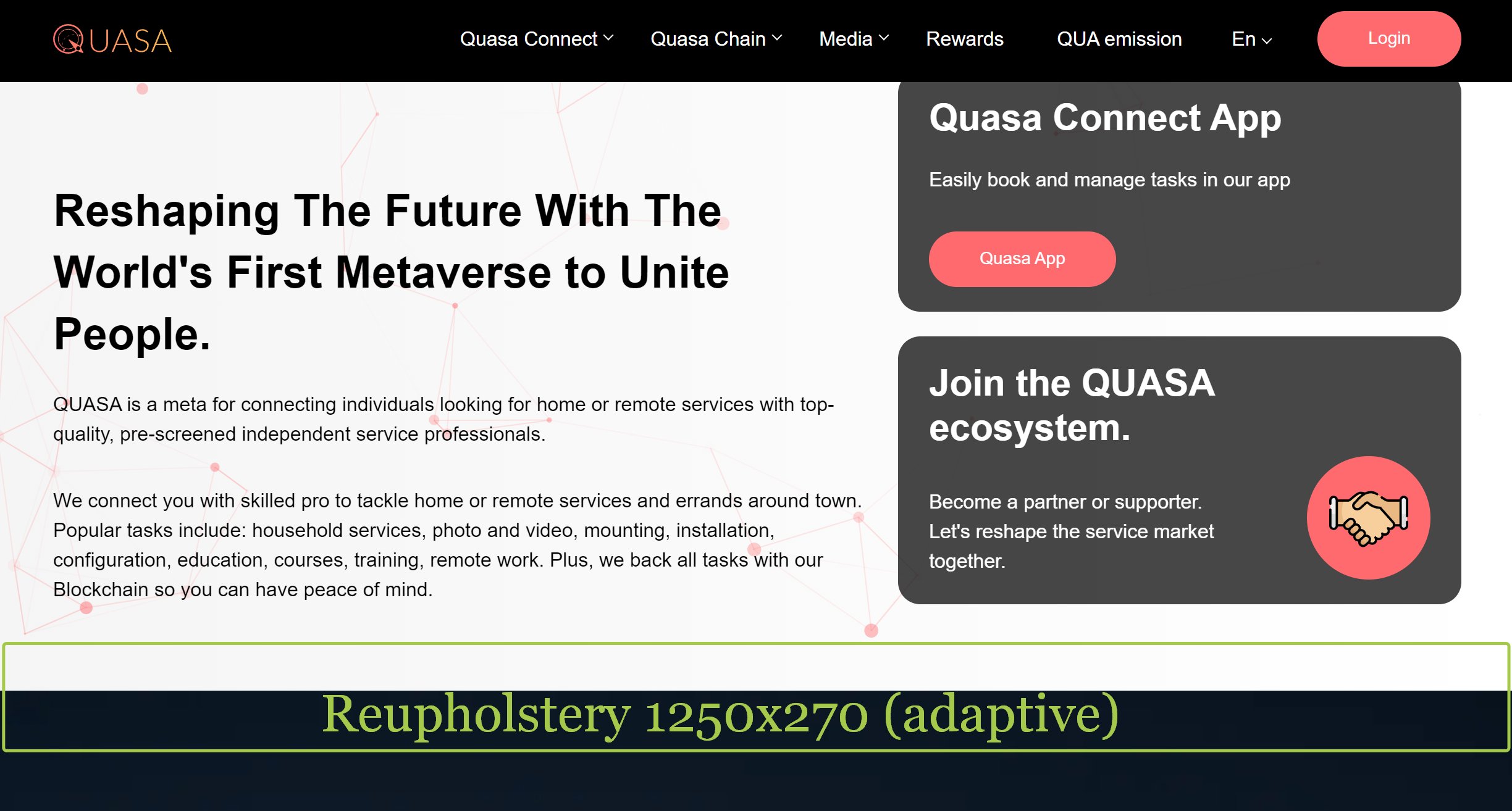 Banner Placement on QUASA: Current Prices and Formats